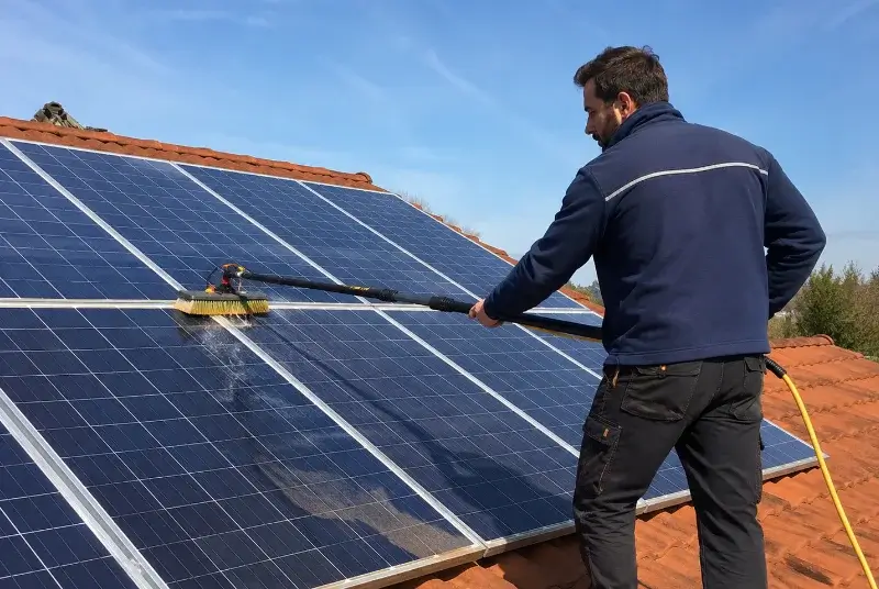 Nettoyage et entretien de panneaux solaires à Visan